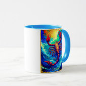 Mug Zodiac Sign Scorpio Emerging from Deep Waters (Devant droit)