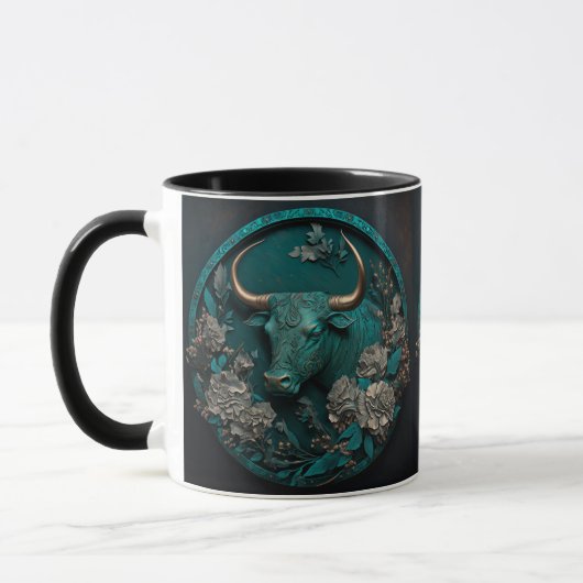 Mug Zodiac Taurus Metal Art (Gauche)