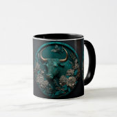 Mug Zodiac Taurus Metal Art (Devant droit)