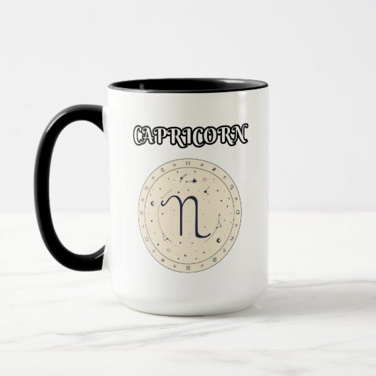 Mug zodiaque capricorne (Gauche)