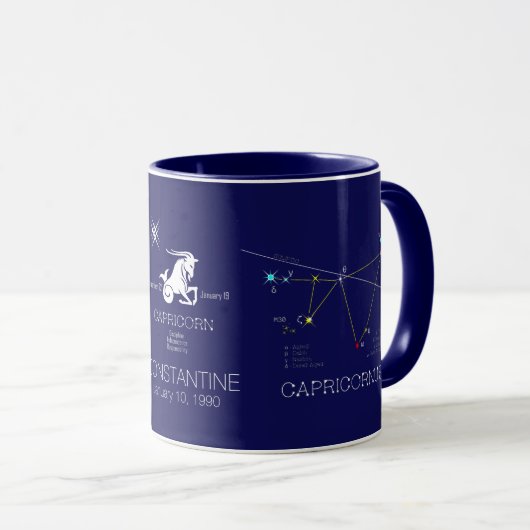 Mug Zodiaque Capricornus (Devant droit)