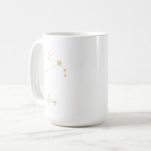 Mug Zodiaque Constellation Aries (Devant gauche)