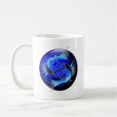 Mug Zodiaque de cachot de métier - Poissons (Gauche)
