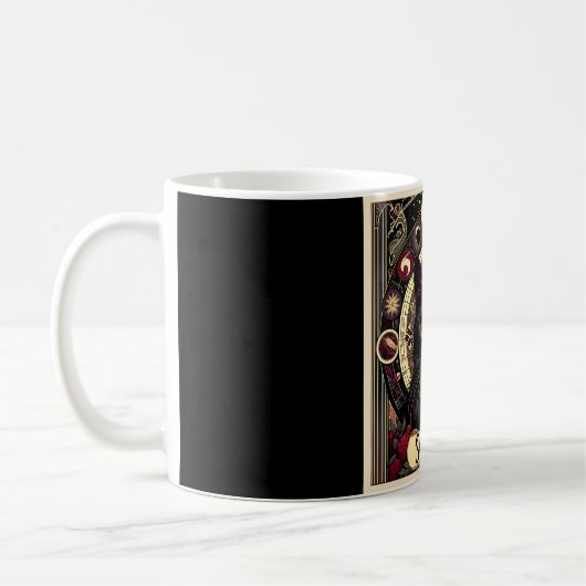 Mug Zodiaque de chat intense Scorpio (Gauche)