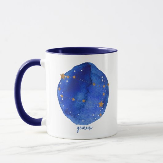 Mug Zodiaque de constellation de ciel nocturne (Gauche)