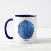 Mug Zodiaque de constellation de ciel nocturne (Gauche)