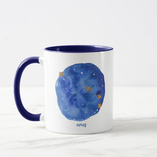 Mug Zodiaque de constellation de ciel nocturne (Gauche)