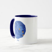 Mug Zodiaque de constellation de ciel nocturne (Devant gauche)