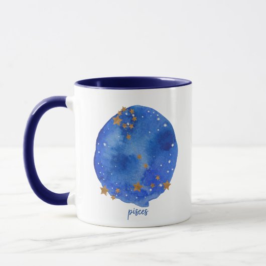 Mug Zodiaque de constellation de ciel nocturne (Gauche)