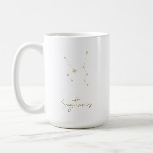 Mug Zodiaque de Constellation de Sagittarius (Gauche)