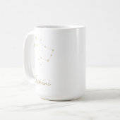 Mug Zodiaque de la constellation Gemini (Devant gauche)