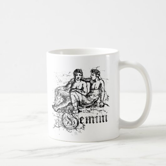 Mug Zodiaque Gémeaux Vintage (Droite)
