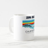 Mug ZOEY Empreinte de léopard Funny Nom personnalisé B (Devant gauche)