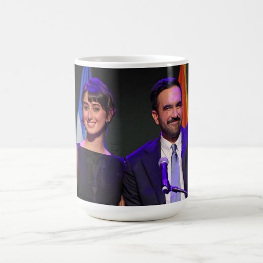 Mug Zohran Mamdani (Centre)