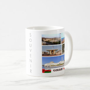 Mug zOM006 j'aime OMAN mosaïque, Asie,