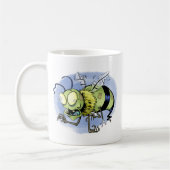 Mug Zom-abeille (abeille de zombi) (Gauche)