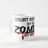 Mug Zombi de sténographe judiciaire (Devant gauche)