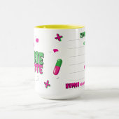 Mug Zombie Antidote... Chut... Zombie à indicateur hum (Centre)