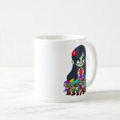 Mug Zombie blanc neige (Devant droit)