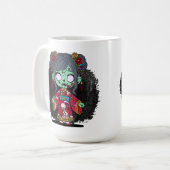 Mug Zombie chinois mignon (Devant gauche)
