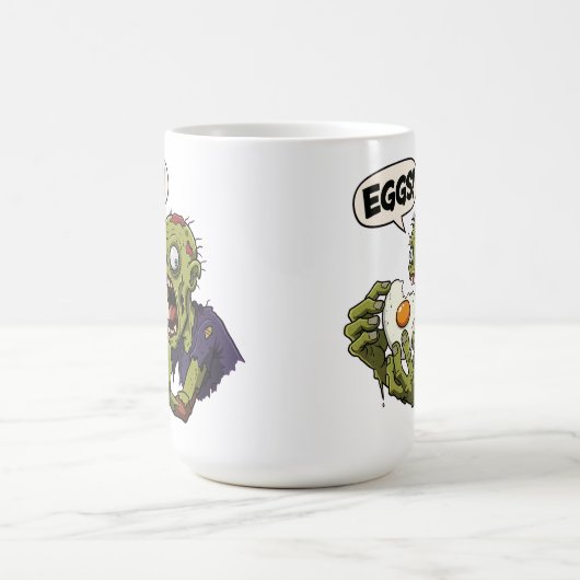 Mug Zombie de consommation d'oeufs (Centre)