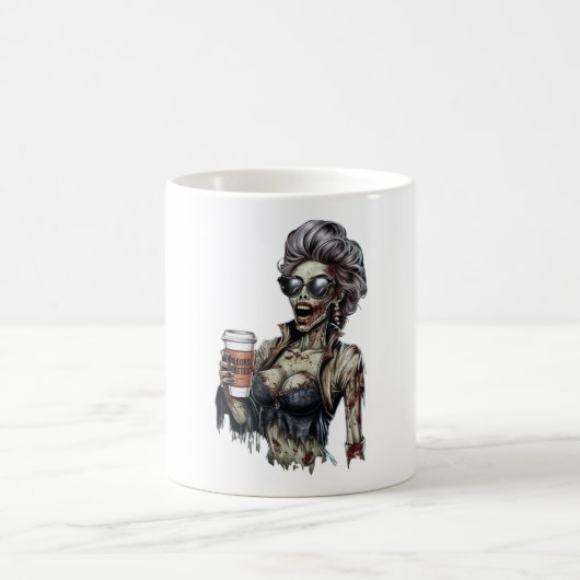 Mug zombie drôle (Centre)