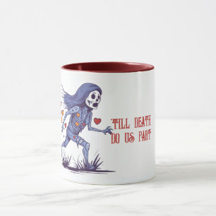 Mug Zombie éffrayant Entouré De Coeurs