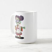 Mug Zombie éthiopienne mignonne (Devant gauche)