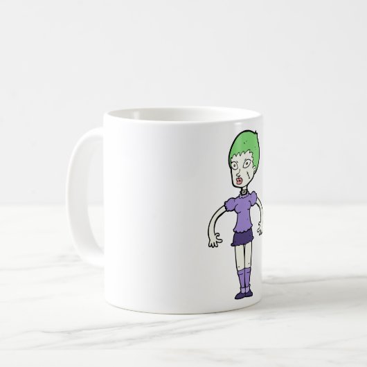 Mug Zombie Femme (Devant gauche)
