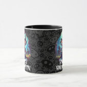 Mug Zombie mangeant du chocolat Joyeux Halloween (Centre)