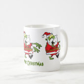 Mug Zombie Père Noël (Devant droit)