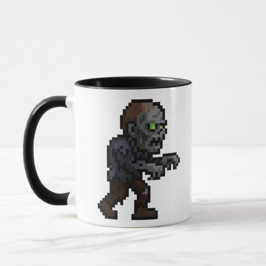 Mug Zombie Rétro 8-bits (Gauche)
