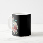 Mug Zombie Riding maman requin Vampire Halloween Pumpk (Devant gauche)
