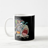 Mug Zombie Riding maman requin Vampire Halloween Pumpk (Gauche)