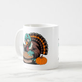 Mug Zombie Turquie veut une tarte Citrouille (Devant gauche)