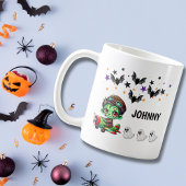 Mug Zombie Whimsical Pilote & Avion Drôle Halloween