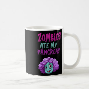Mug Zombies Mangez Mes ancêtres T1d Type 1 Diabète Fil