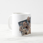 Mug Zombis effrayés (Devant gauche)