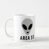 Mug zone 51 - tête de alien (Gauche)