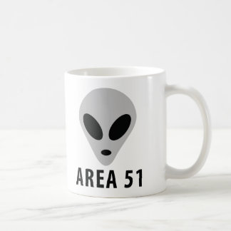 Mug zone 51 - tête de alien