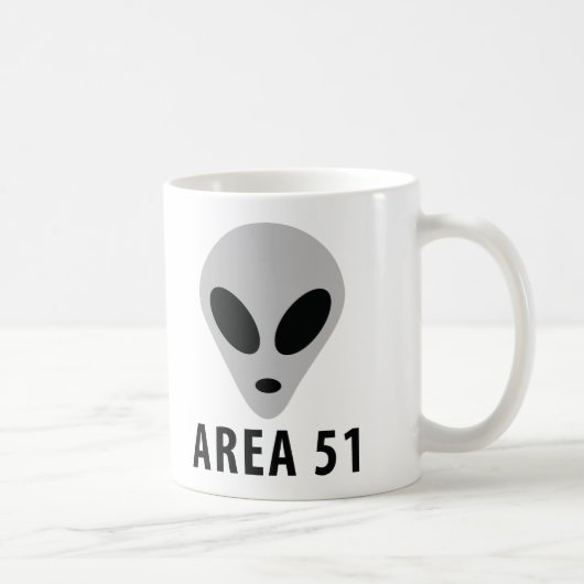Mug zone 51 - tête de alien (Droite)