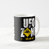 Mug Zone Alien/OVNI (Devant droit)