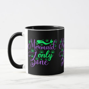 Mug Zone de sirène seulement dans Neon Green et Purple