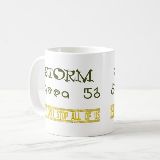 Mug Zone de tempête 51 (Devant gauche)