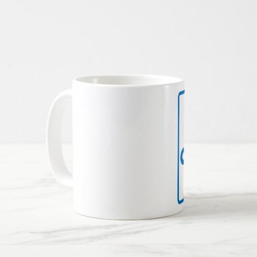 Mug Zone Escalade sans travail (Devant gauche)