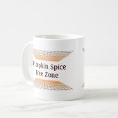 Mug Zone sans épices citrouilles (Devant gauche)