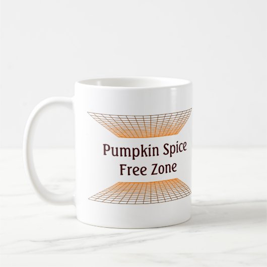 Mug Zone sans épices citrouilles (Gauche)