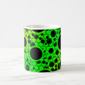 Mug Zones de bulles spatiales - Vert/Lime (Centre)