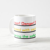 Mug Zones de café (Devant gauche)