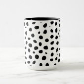 Mug Zones de guépard noir blanc (Centre)